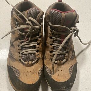 Timberland Tan and Black Vibram Outdoor Boots